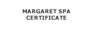   Margaret Spa     Certyfikaty (2)
